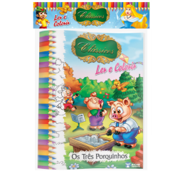 LIVRO P/COLORIR A4 CLASSICOS C/10